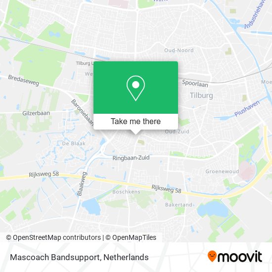 Mascoach Bandsupport map