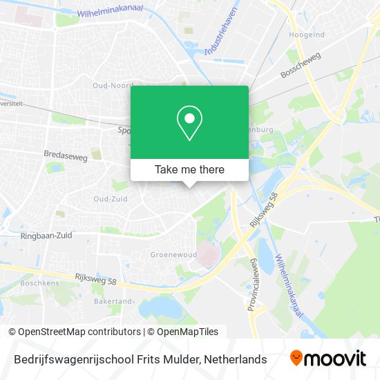 Bedrijfswagenrijschool Frits Mulder map