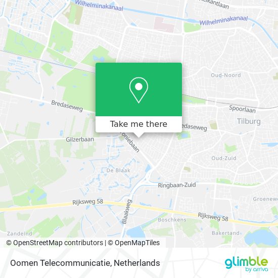 Oomen Telecommunicatie map