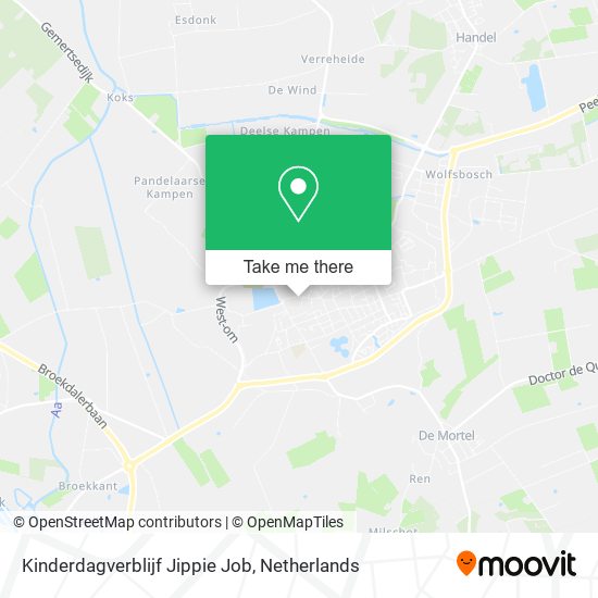 Kinderdagverblijf Jippie Job map