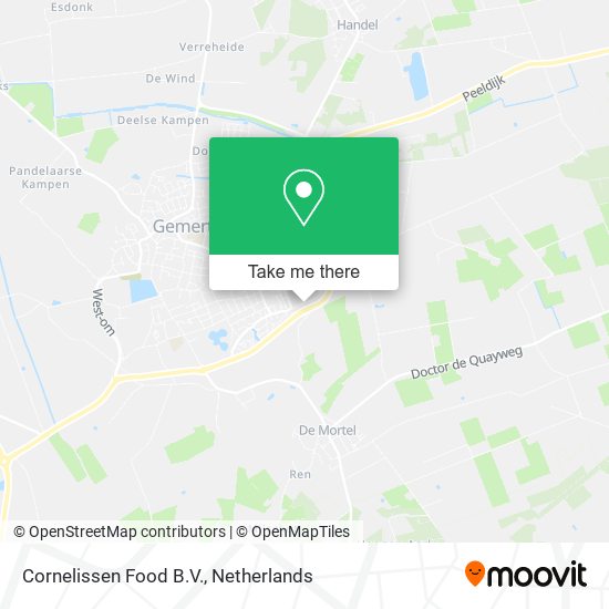 Cornelissen Food B.V. map