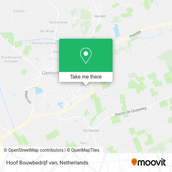 Hoof Bouwbedrijf van map