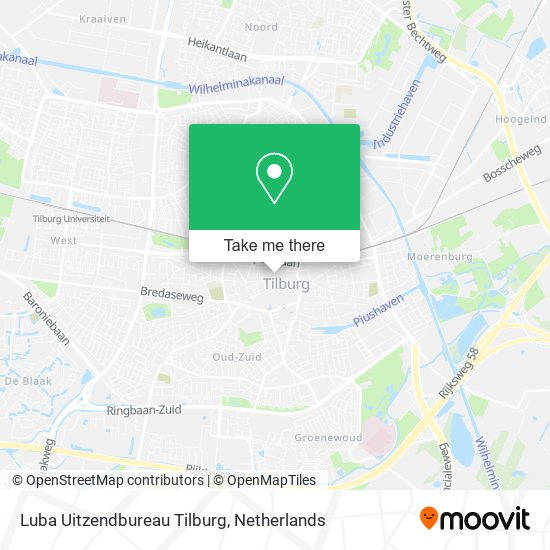 Luba Uitzendbureau Tilburg Karte