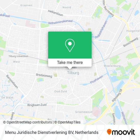 Menu Juridische Dienstverlening BV map