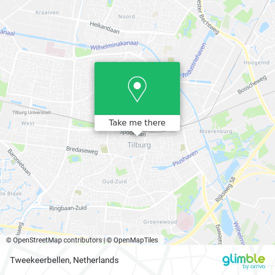 Tweekeerbellen map