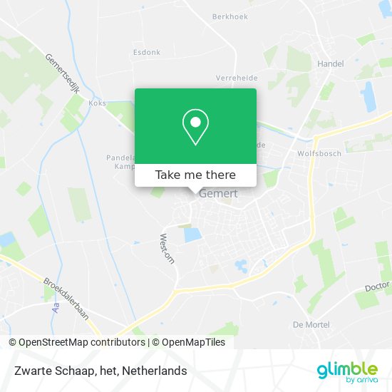 Zwarte Schaap, het map