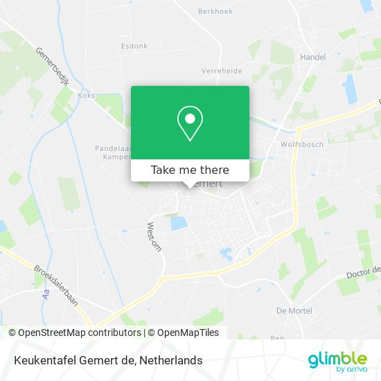 Keukentafel Gemert de Karte