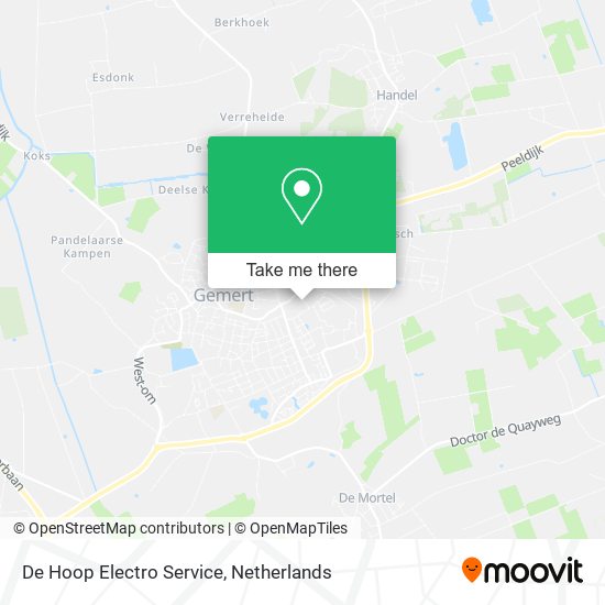 De Hoop Electro Service Karte