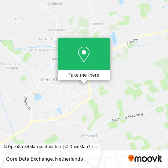 Qore Data Exchange map