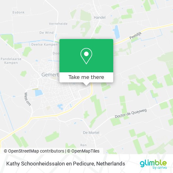 Kathy Schoonheidssalon en Pedicure map