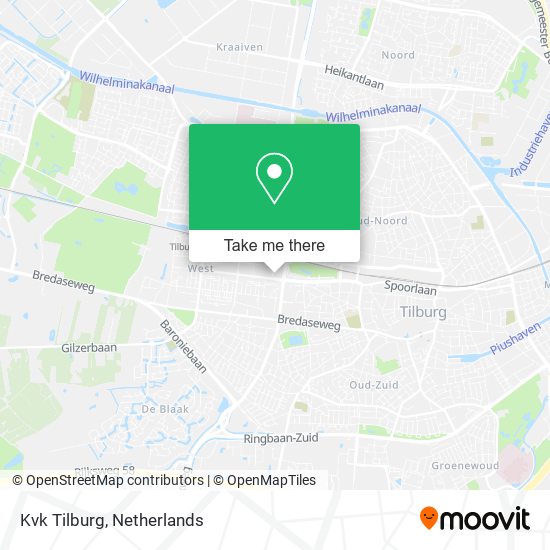 Kvk Tilburg map