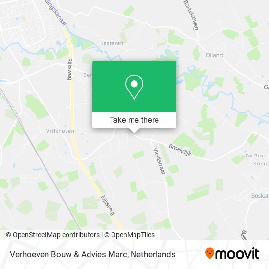 Verhoeven Bouw & Advies Marc map