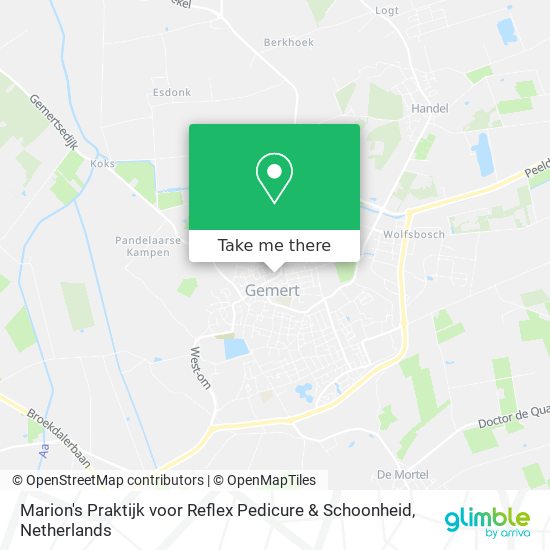 Marion's Praktijk voor Reflex Pedicure & Schoonheid map