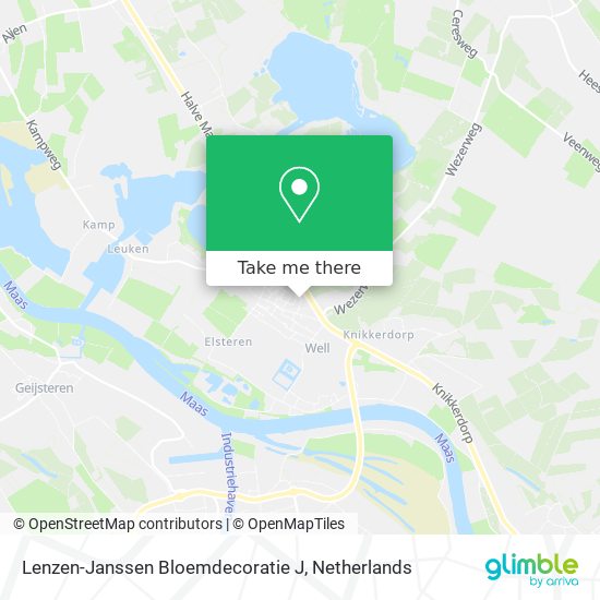 Lenzen-Janssen Bloemdecoratie J map