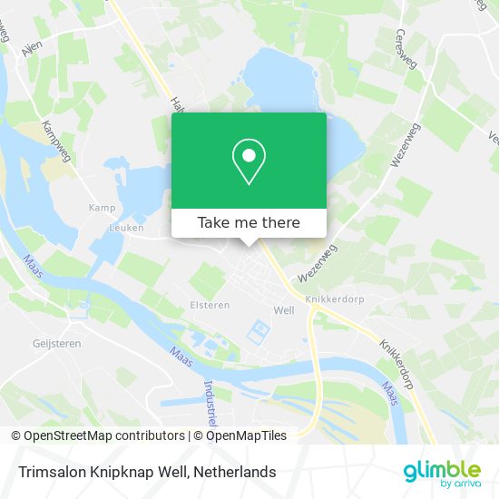 Trimsalon Knipknap Well map
