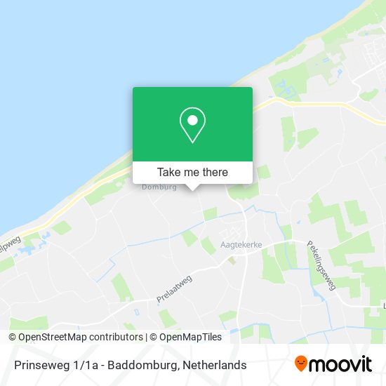 Prinseweg 1/1a - Baddomburg map