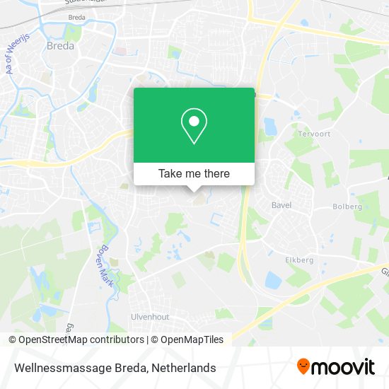 Wellnessmassage Breda map