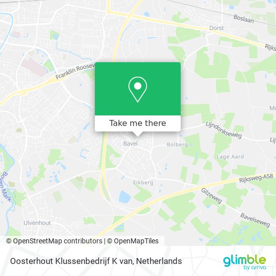 Oosterhout Klussenbedrijf K van map