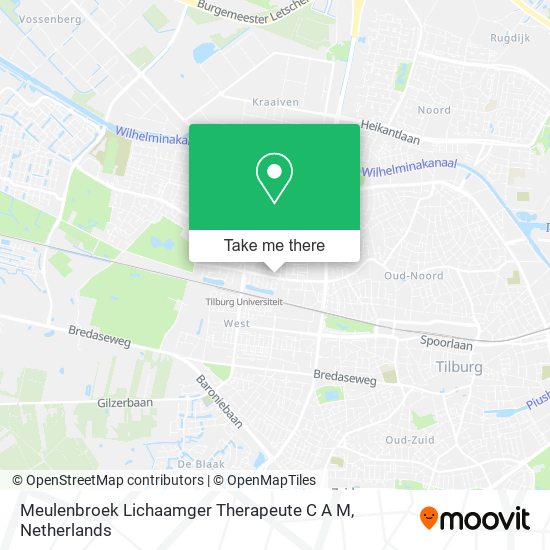 Meulenbroek Lichaamger Therapeute C A M Karte