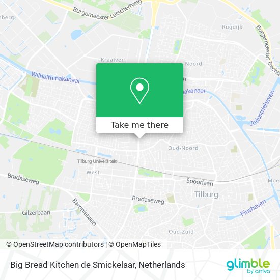 Big Bread Kitchen de Smickelaar map