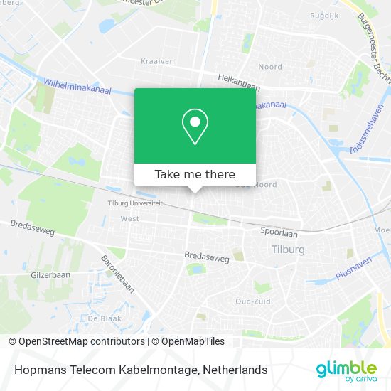 Hopmans Telecom Kabelmontage Karte
