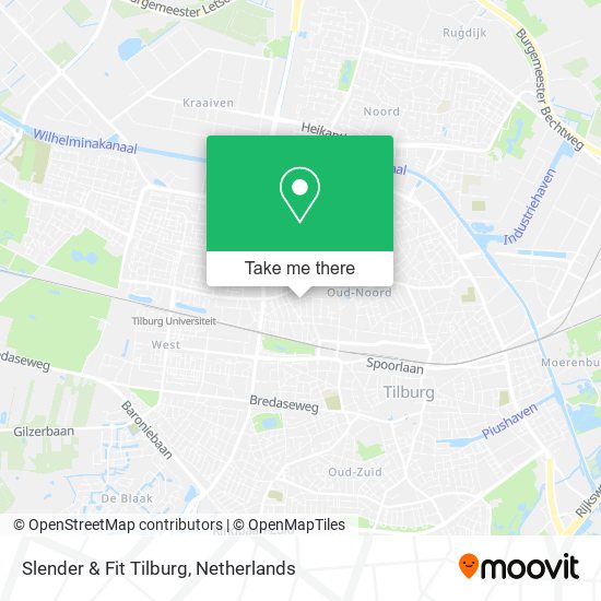 Slender & Fit Tilburg map