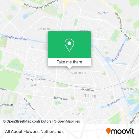 All About Flowers map