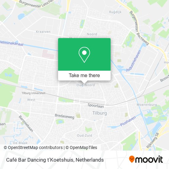 Café Bar Dancing t'Koetshuis map