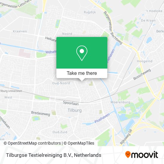 Tilburgse Textielreiniging B.V. map