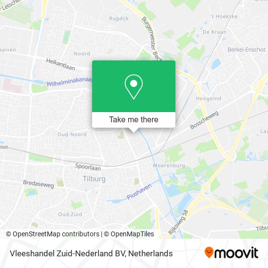 Vleeshandel Zuid-Nederland BV map