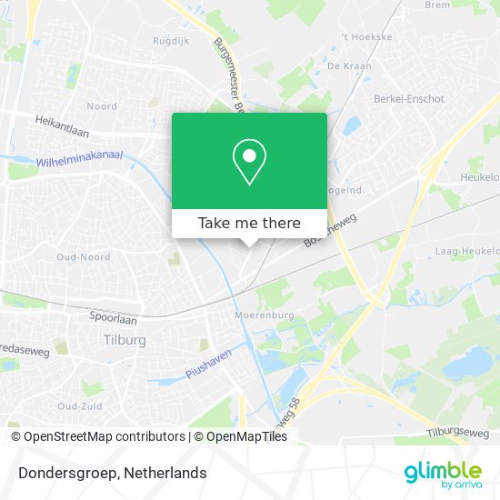 Dondersgroep map