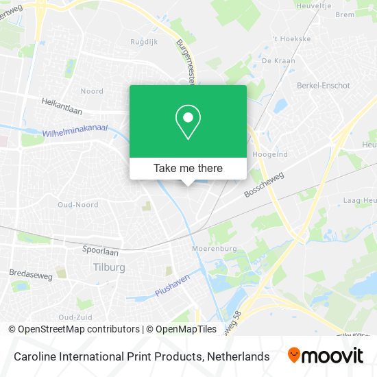 Caroline International Print Products map