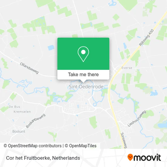 Cor het Fruitboerke map