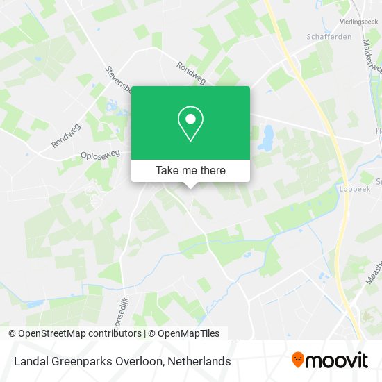 Landal Greenparks Overloon map