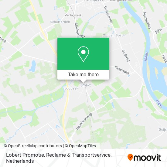 Lobert Promotie, Reclame & Transportservice map