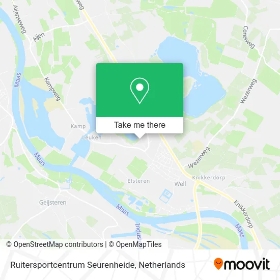 Ruitersportcentrum Seurenheide map