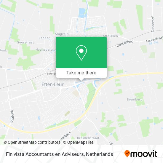 Finivista Accountants en Adviseurs map