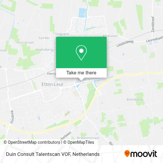 Duin Consult Talentscan VOF map