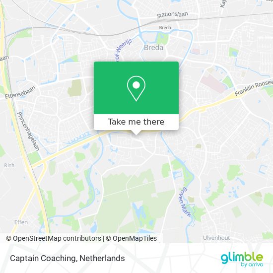 Captain Coaching map