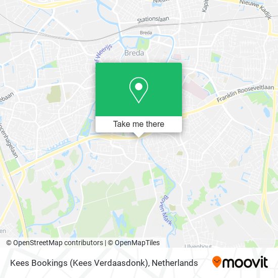Kees Bookings (Kees Verdaasdonk) map