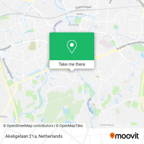 Akeligelaan 21a map