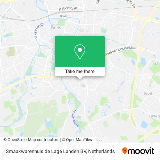Smaakwarenhuis de Lage Landen BV map