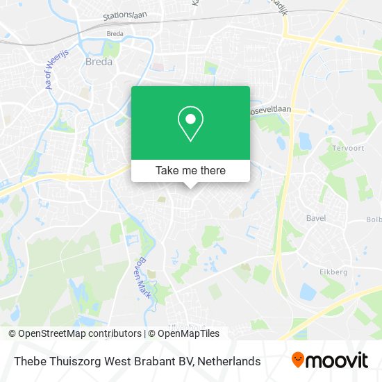 Thebe Thuiszorg West Brabant BV Karte