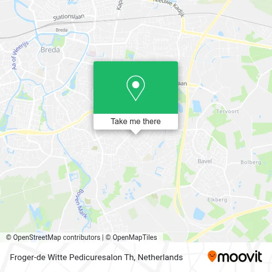 Froger-de Witte Pedicuresalon Th map