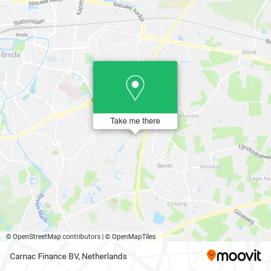 Carnac Finance BV map