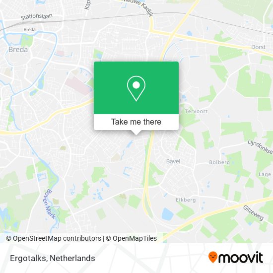 Ergotalks map