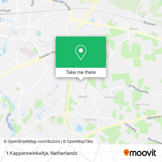 't Kapperswinkeltje map