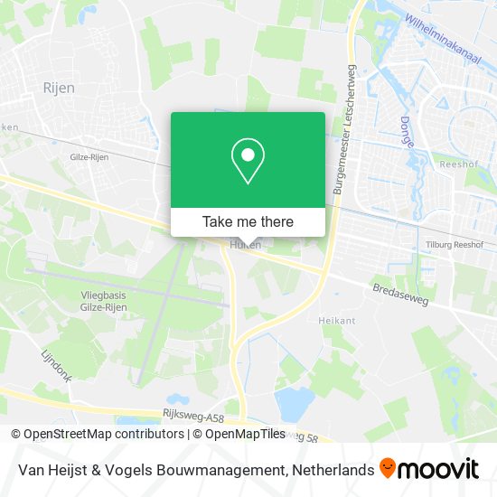 Van Heijst & Vogels Bouwmanagement map