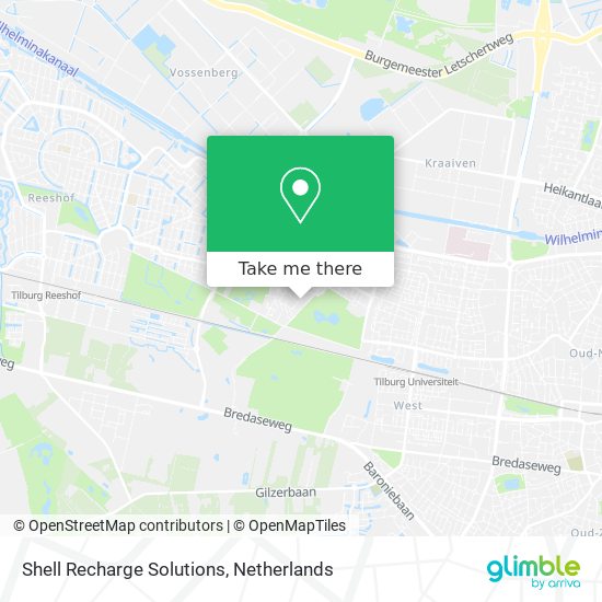 Shell Recharge Solutions map