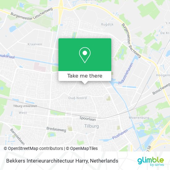 Bekkers Interieurarchitectuur Harry map